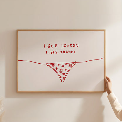 Red I See London I See France Horizontal