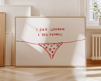 Red I See London I See France Horizontal