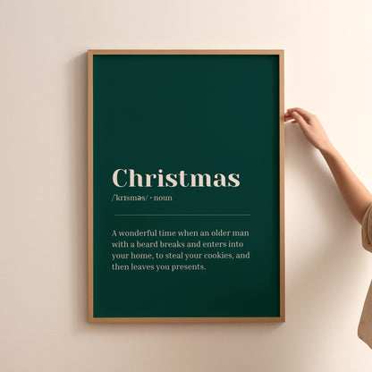 Green Christmas Definition