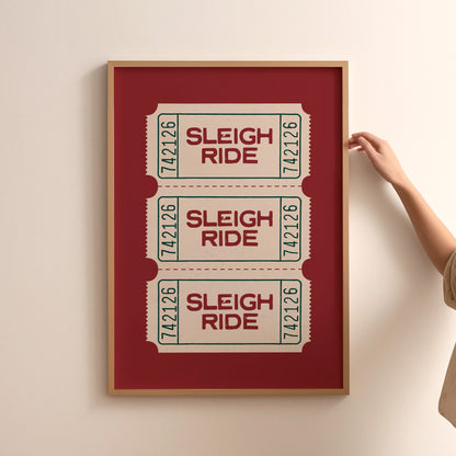 Sleigh Ride Ticket Stub