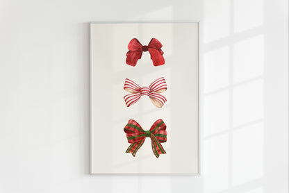 Red Coquette Bows