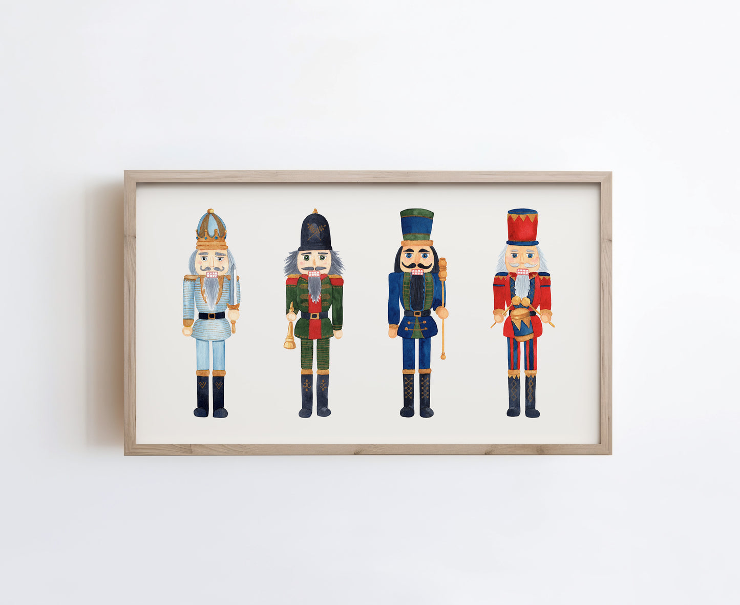 Watercolor Nutcrackers
