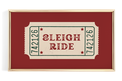 Sleigh Ride Ticket