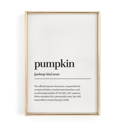 Pumpkin Definition