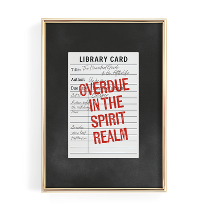 Haunted Library Card