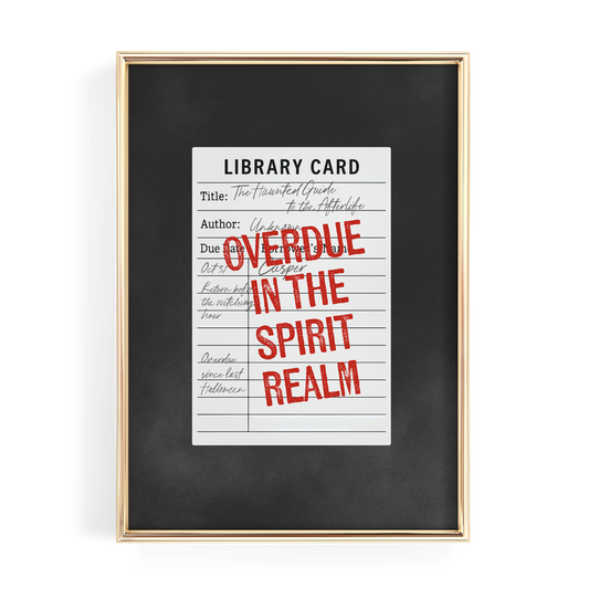 Haunted Library Card