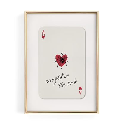 Caught in the Web Ace Card