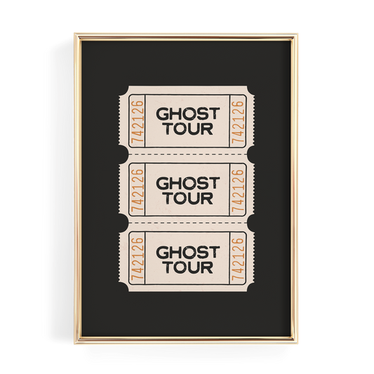 Ghost Tour Ticket Stub