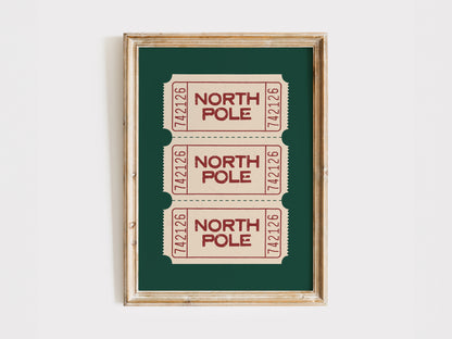 North Pole Ticket Stubs