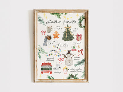 Christmas Favorites List