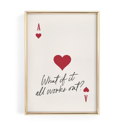 What if it All Works Out Red Ace