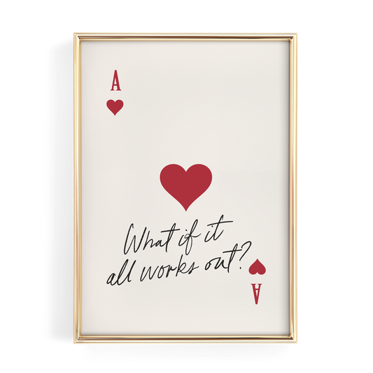 What if it All Works Out Red Ace