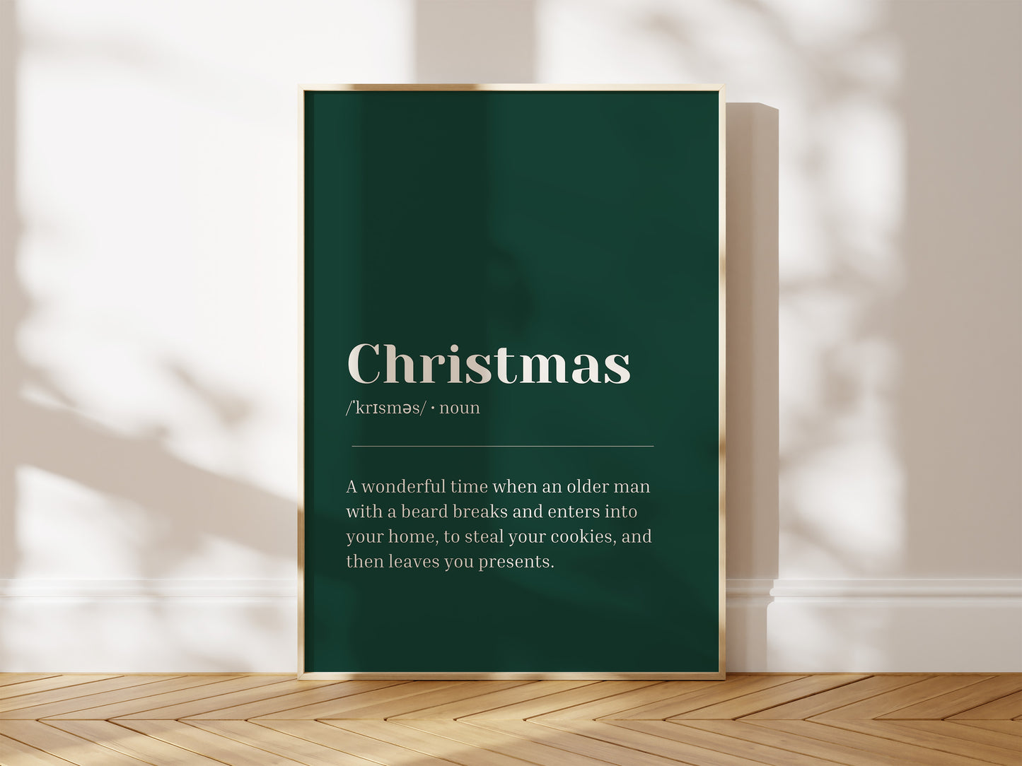 Green Christmas Definition