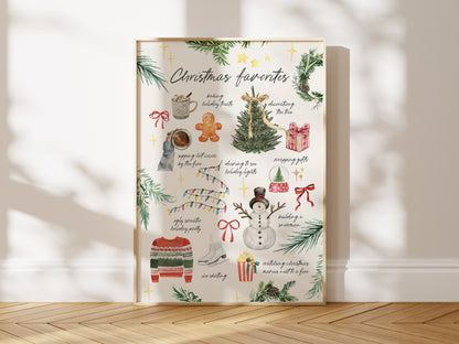 Christmas Favorites List