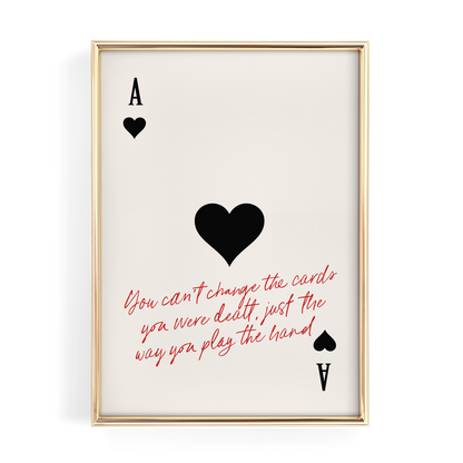 You Can't Change Ace of Hearts